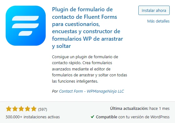 Plugins de Formularios de contacto en WordPress