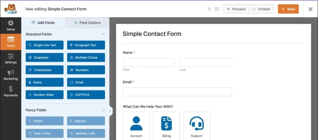 WP Forms_Plugins de formularios de contacto